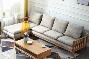 Mẫu ghế sofa gỗ sồi ở tpHCM